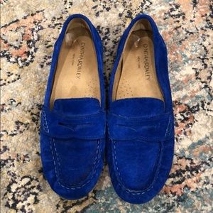 Cynthia Rowley Blue suede shoes